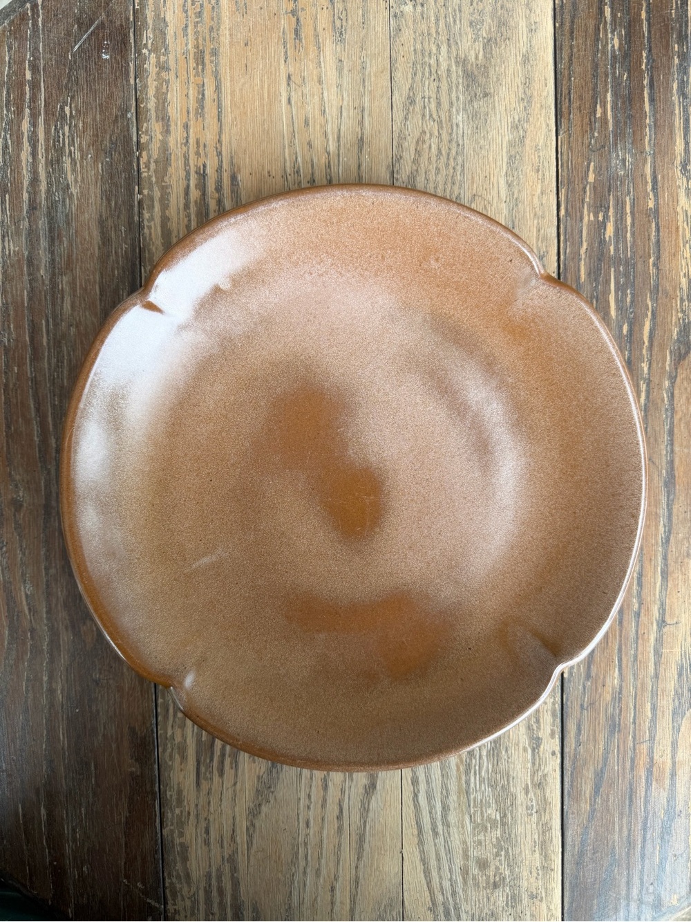 Frankoma 5F Plainsman Prairie Brown Dinner Plate